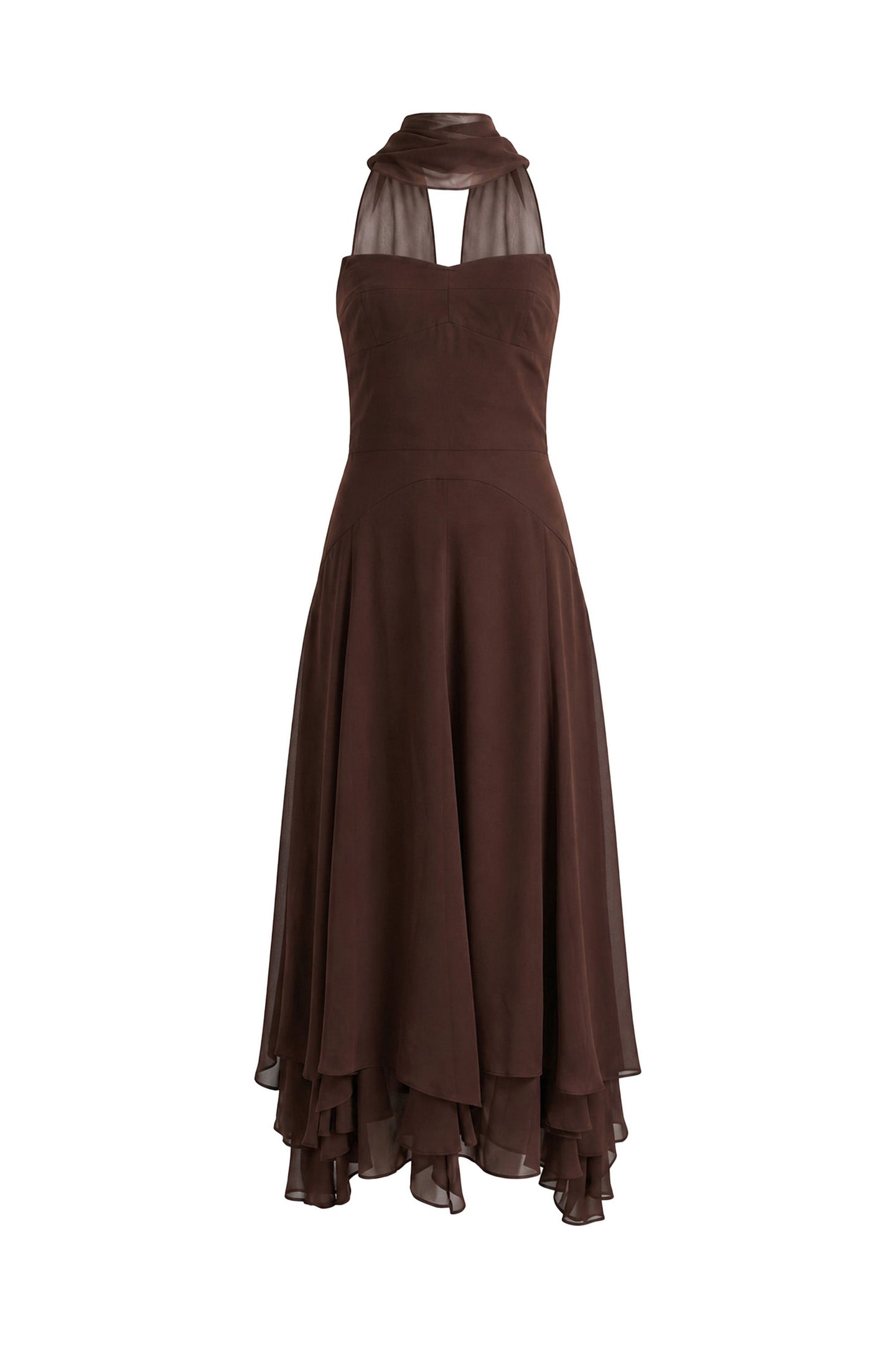 Monterey Dress With Scarf