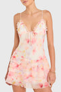 Mirabelle Romper in Sorbet View 4