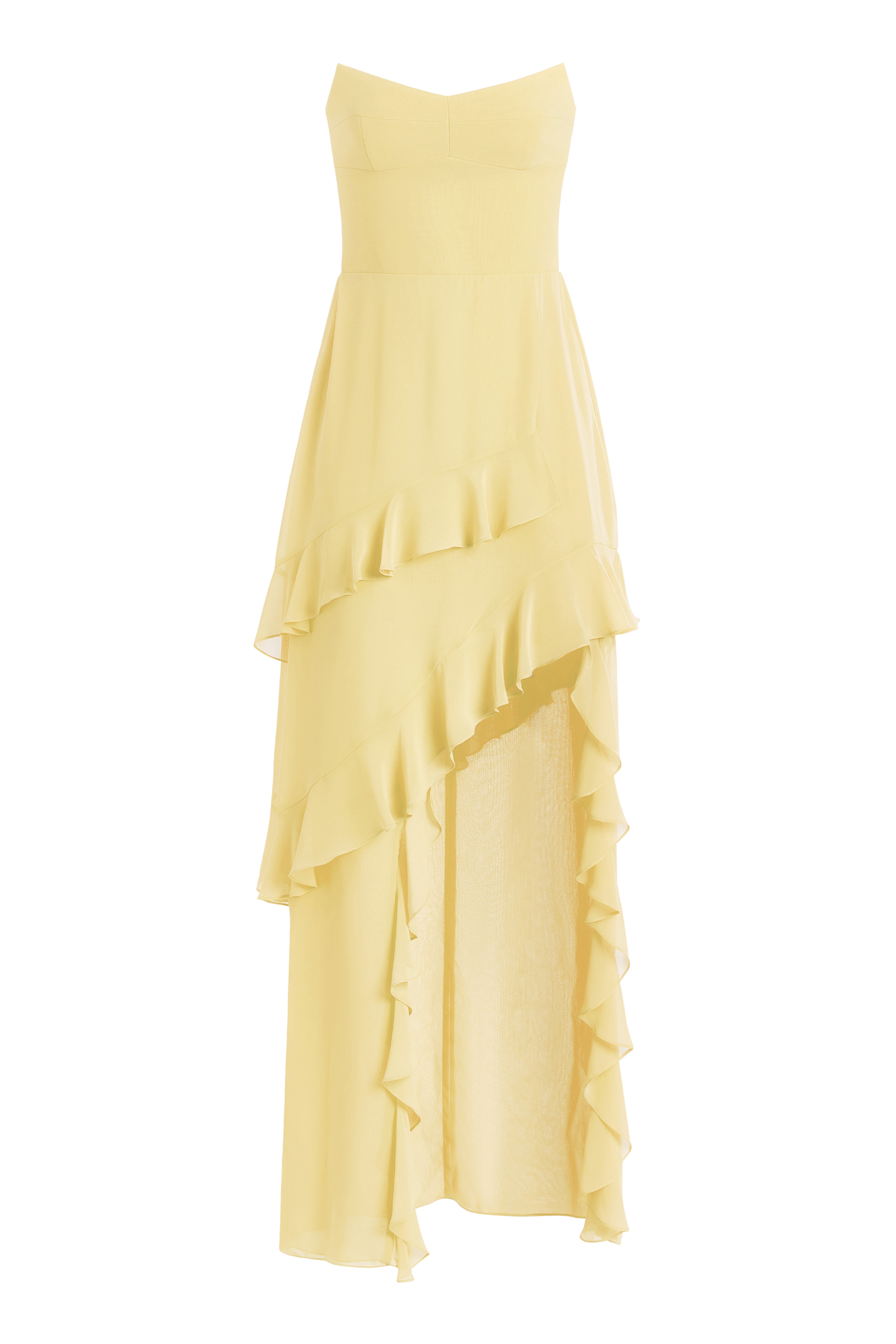 Magnolia Maxi in Cornsilk | Silk Formal Maxi Dress - Amanda Uprichard Magnolia Maxi in Cornsilk | Silk Formal Maxi Dress - Amanda Uprichard