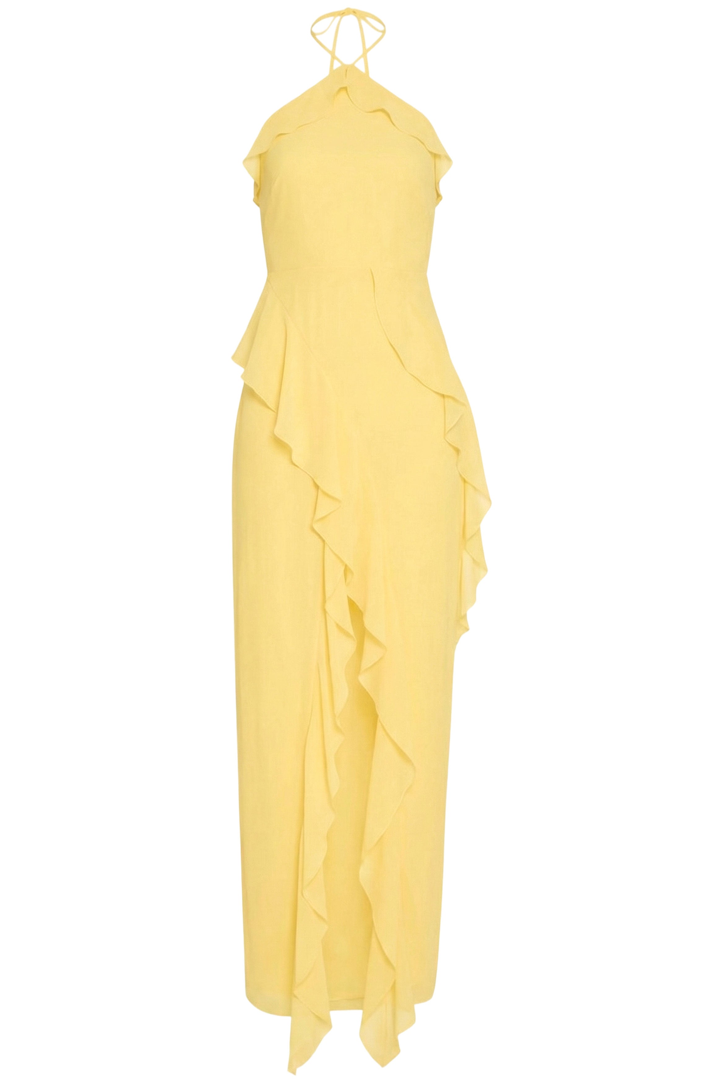 Amanda Uprichard Alessandra Maxi Dress in Yellow