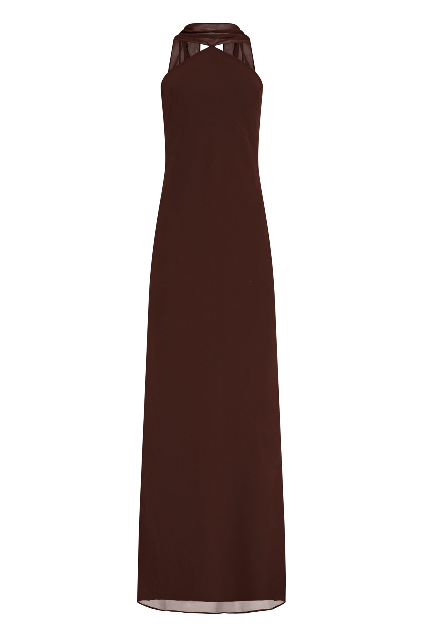 ashton maxi dress amanda uprichard brand amanda uprichard Sleeveless Maxi Ashton in Endive Chiffon | M