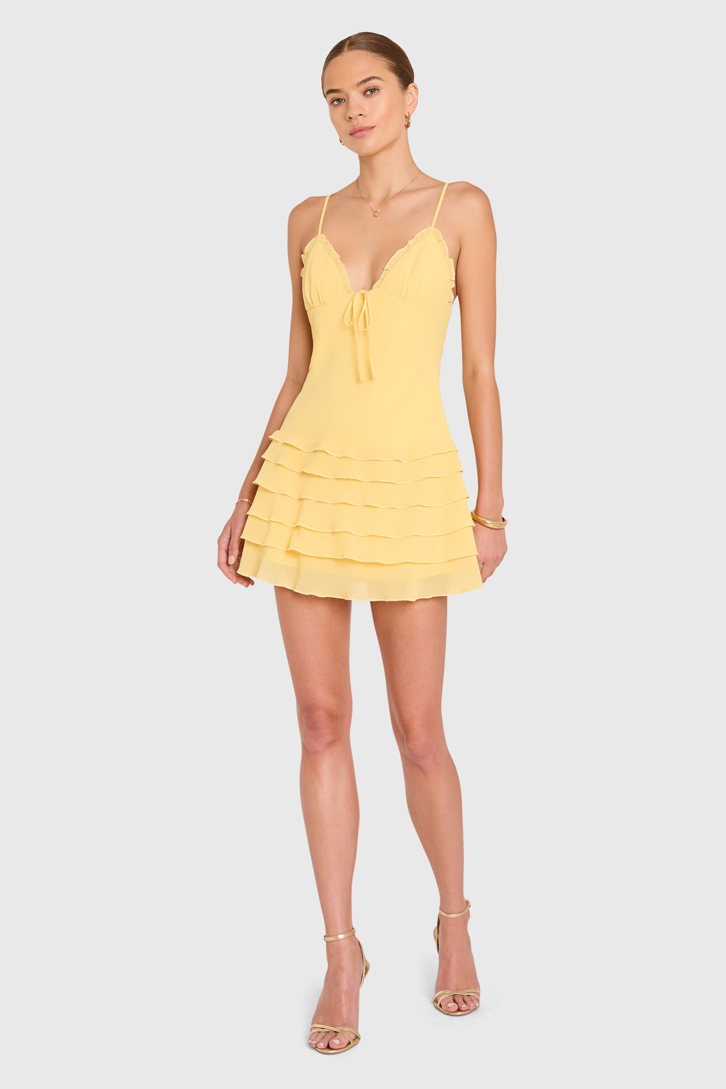 mini dress romper Good as Gold - White, XS | Hazel and Olive keyhole cutout romper all summer long! Amanda Uprichard Mirabelle Romper in