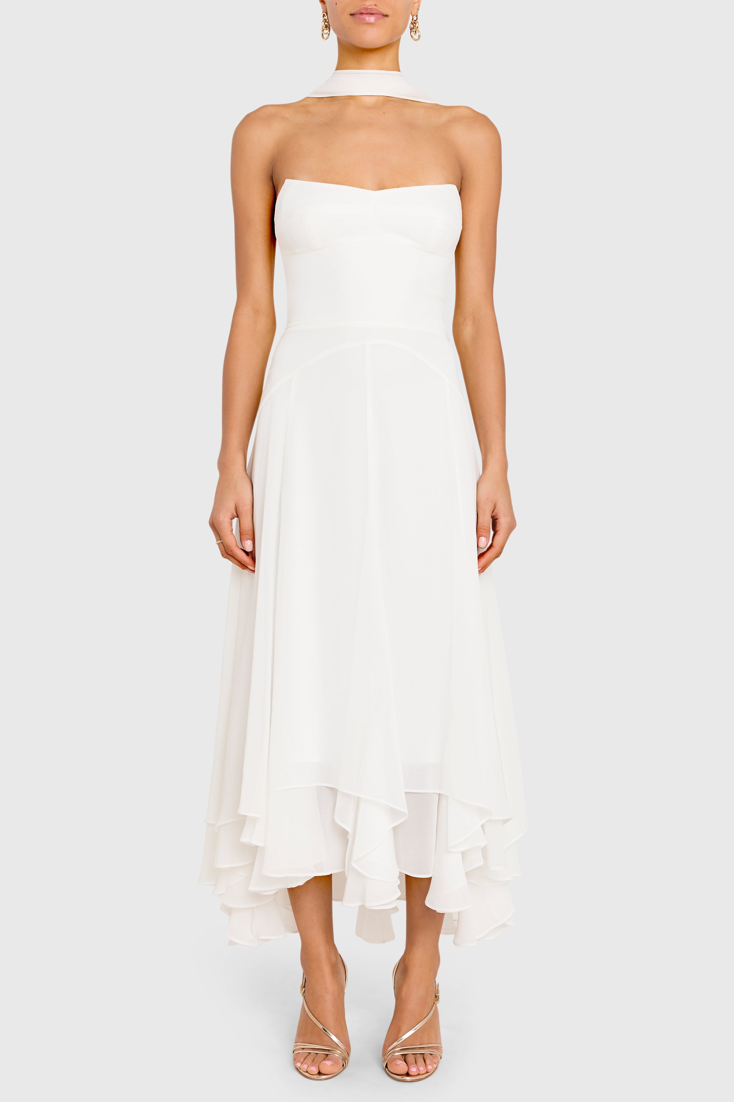 Monterey Dress with Scarf
