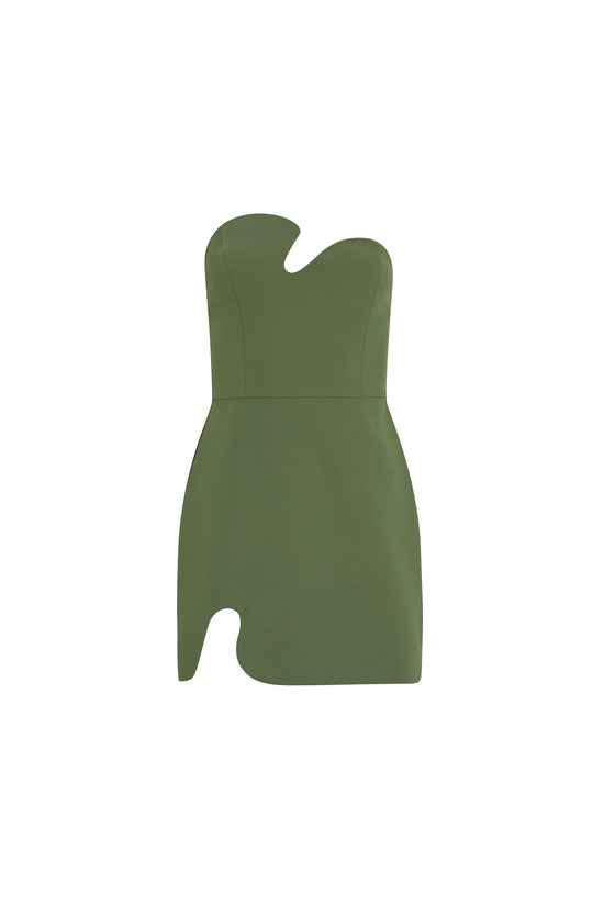 Strapless Puzzle Mini Dress view 1