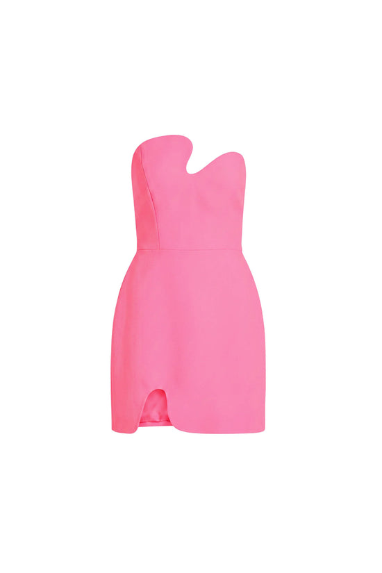 Strapless Puzzle Mini Dress view 1