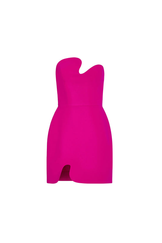 Strapless Puzzle Mini Dress view 1