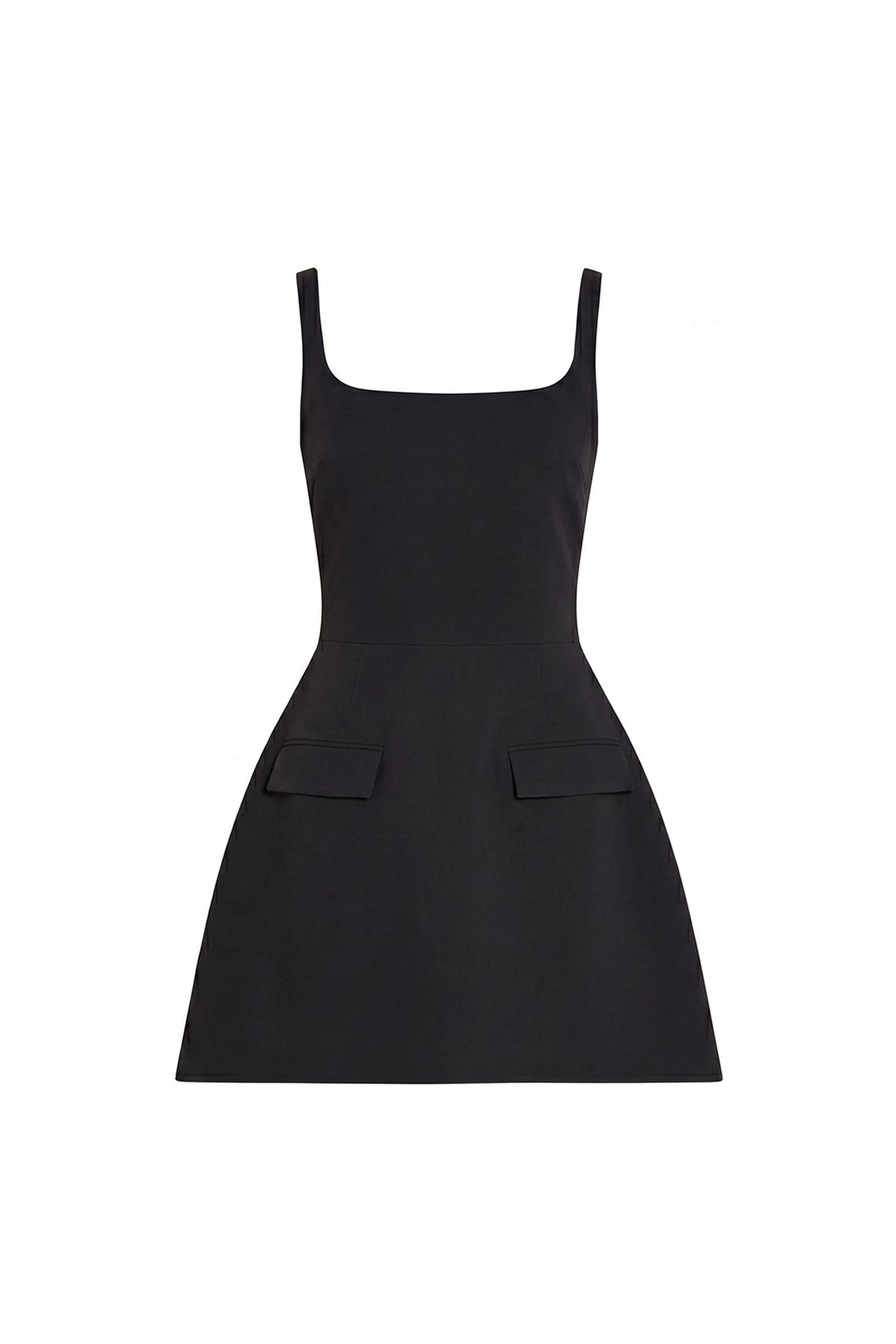 Sleeveless Mini Lily Dress in Black | L