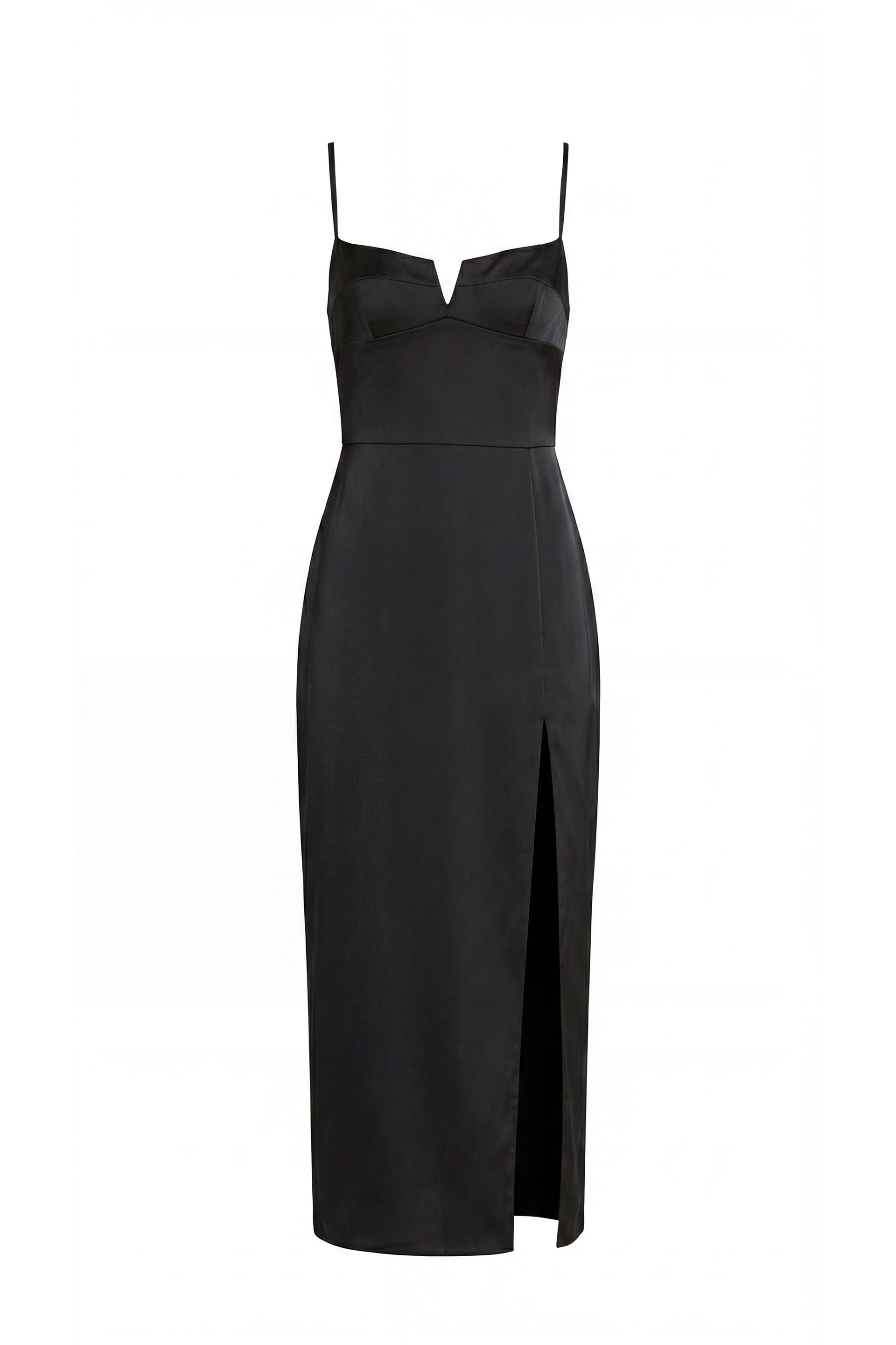 black fitted dress midi Sleeveless Lyra in Satin | M a stand out staple Meet Avielle 🤍✨ A 20260629_30% Width:2.5