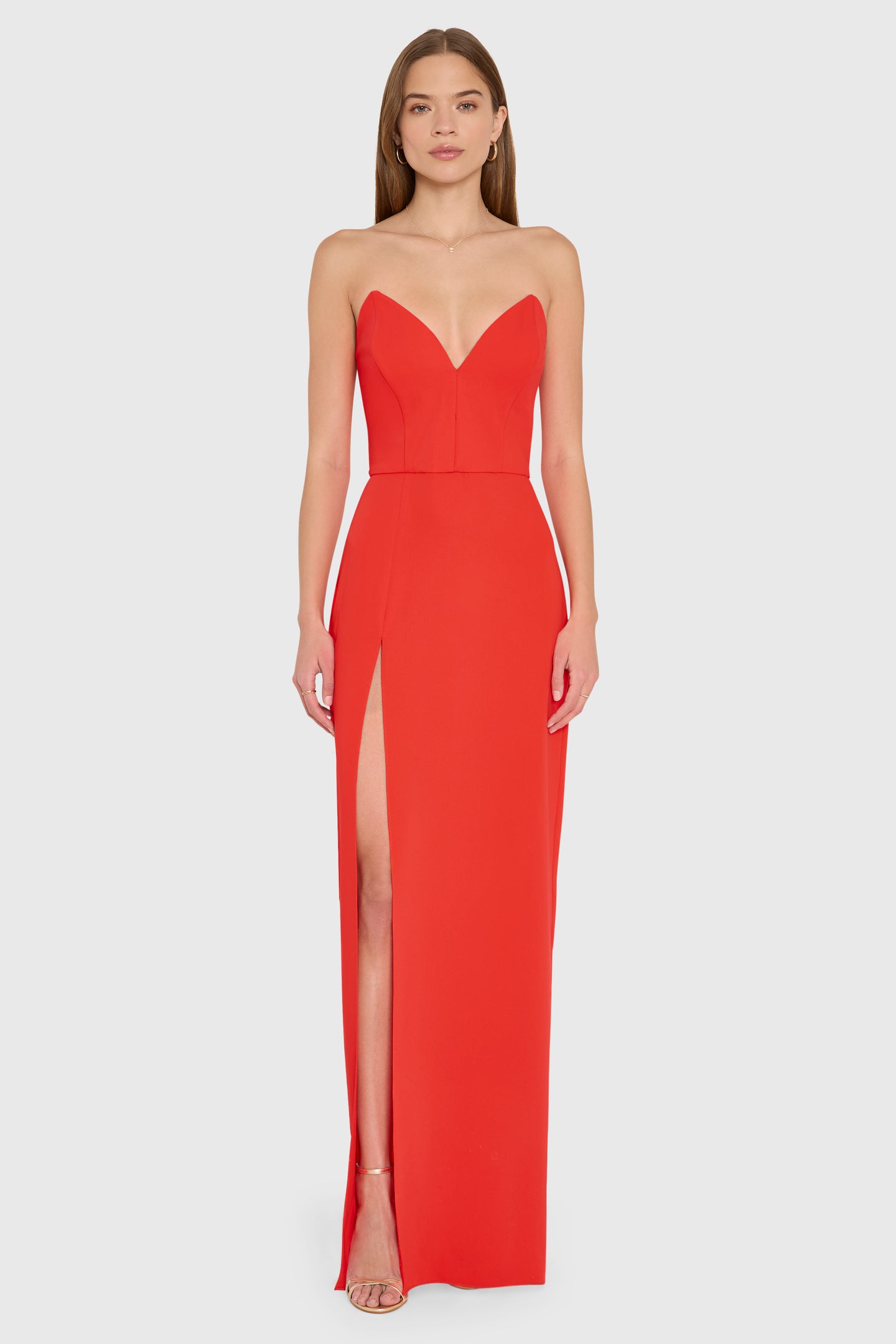 Ailany Maxi Dress in Crimson | Formal Maxi Dress - Amanda Uprichard Ailany Maxi Dress in Crimson | Formal Maxi Dress - Amanda Uprichard