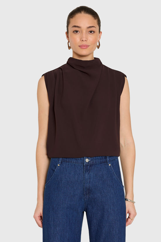 Sleeveless Fabienne Top view 1