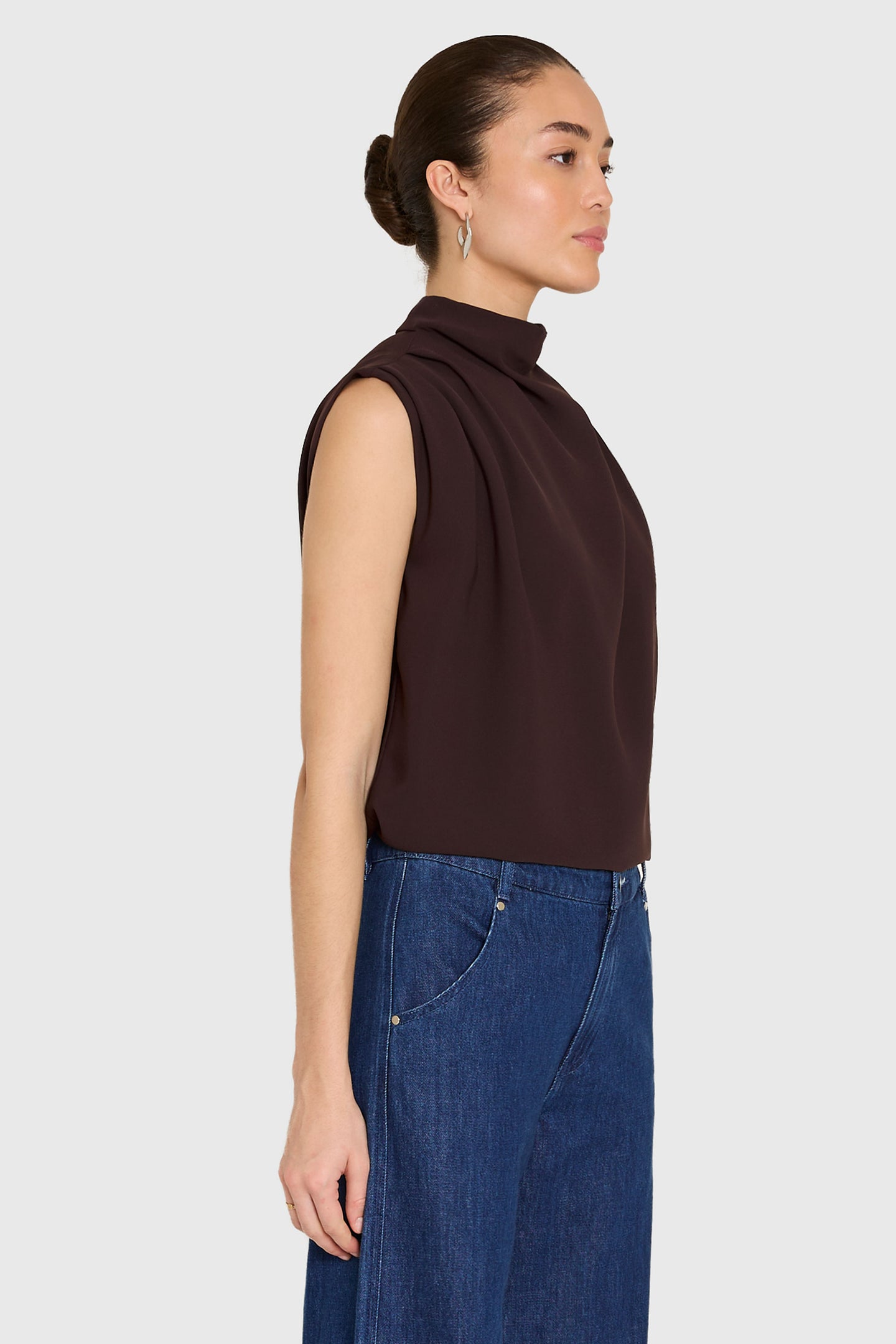 Sleeveless Fabienne Top View 2