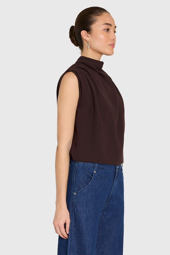 Sleeveless Fabienne Top view 2