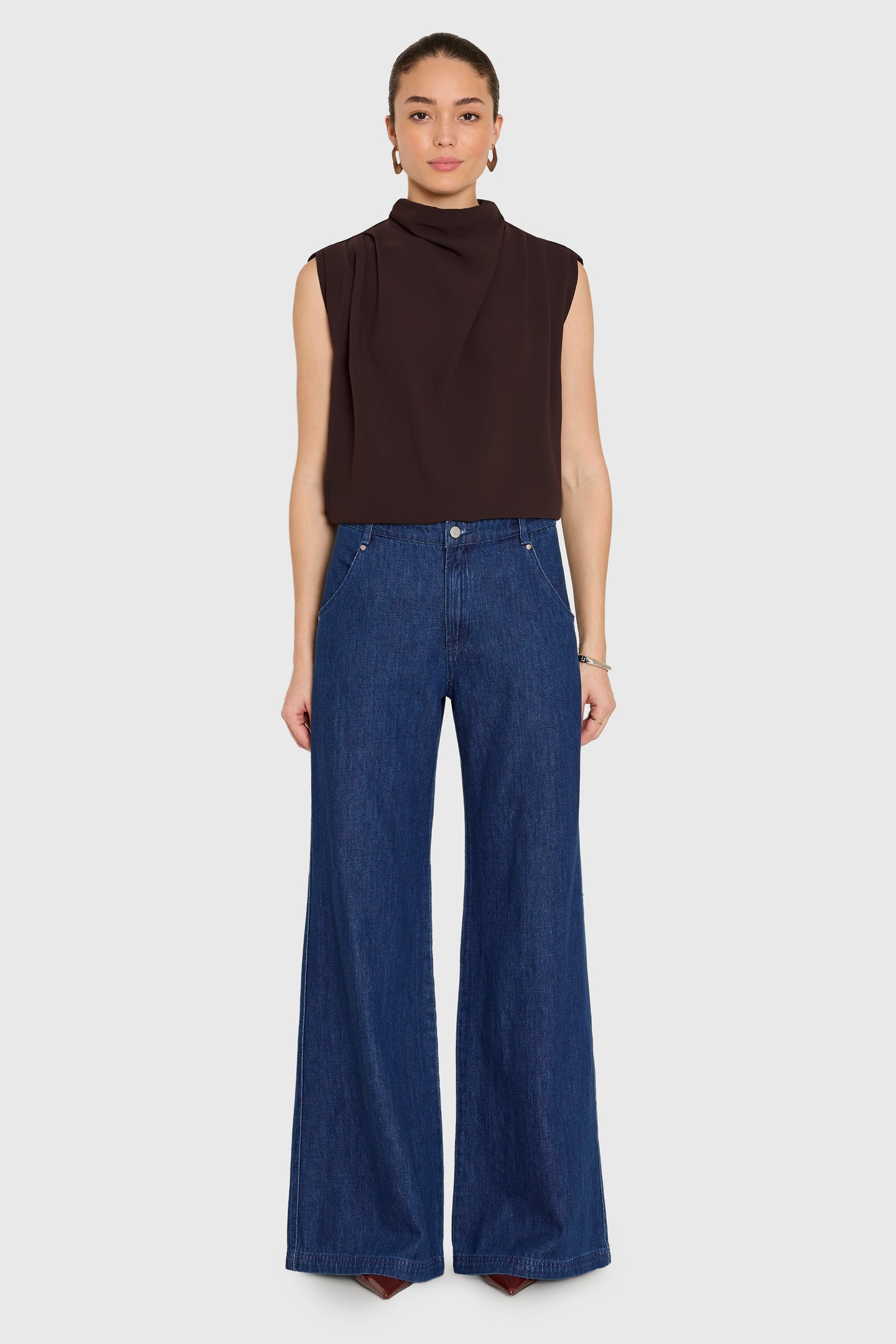 Sleeveless Fabienne Top View 5