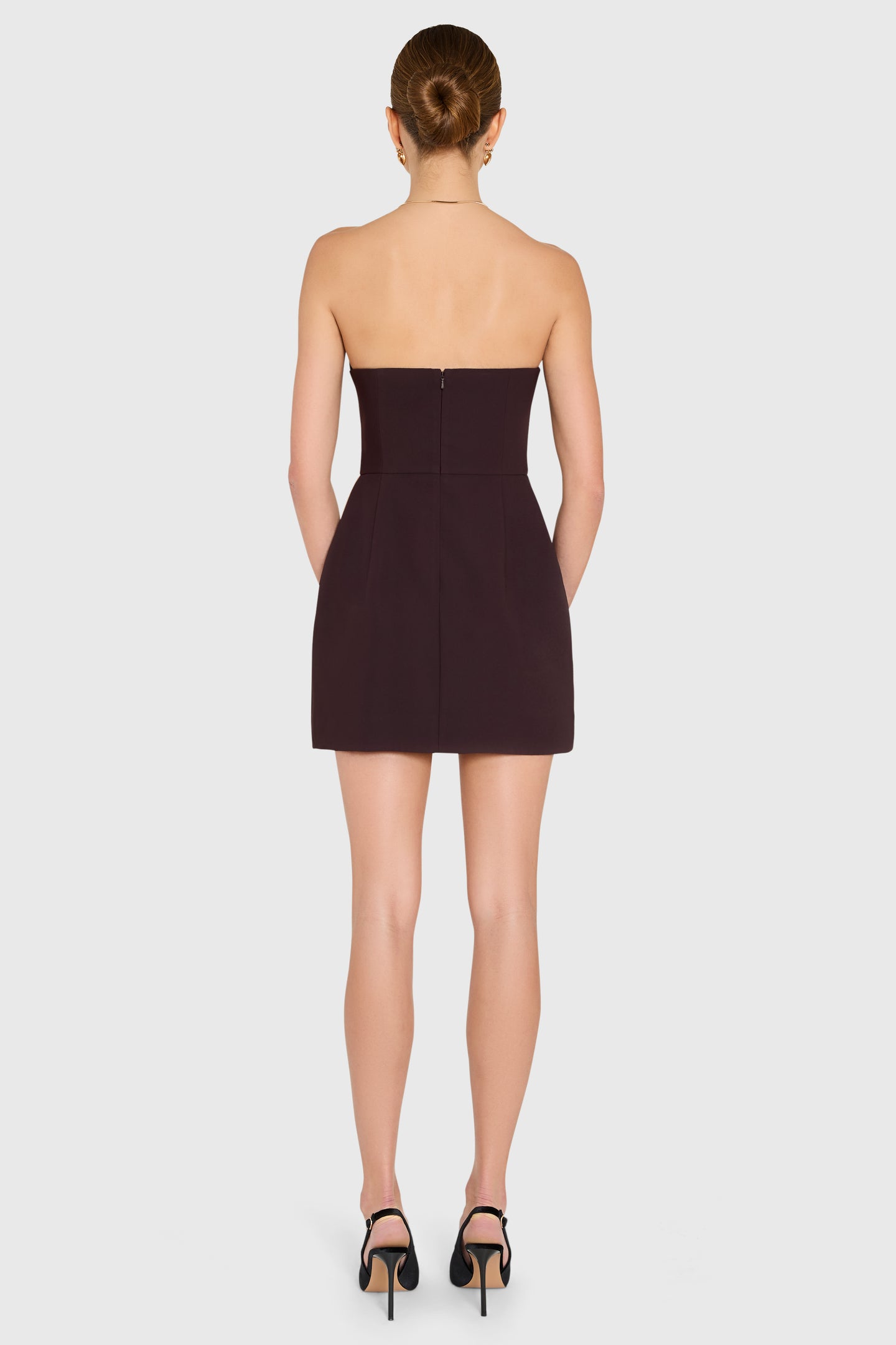 Strapless Puzzle Mini Dress View 3