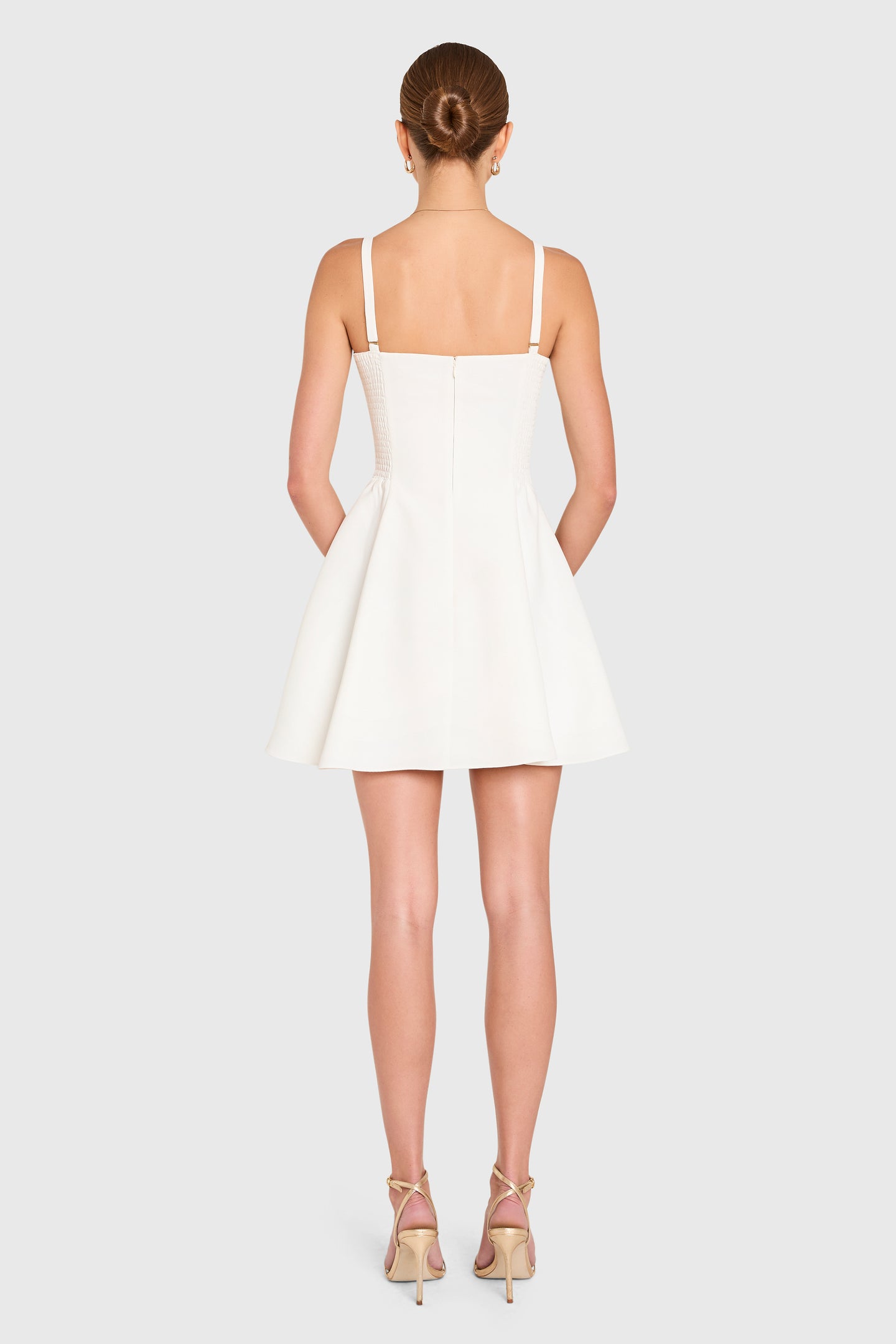 Anna Dress in Ivory | Women's Party Cocktail Dress - Amanda Uprichard Anna Dress in Ivory | Women's Party Cocktail Dress - Amanda Uprichard