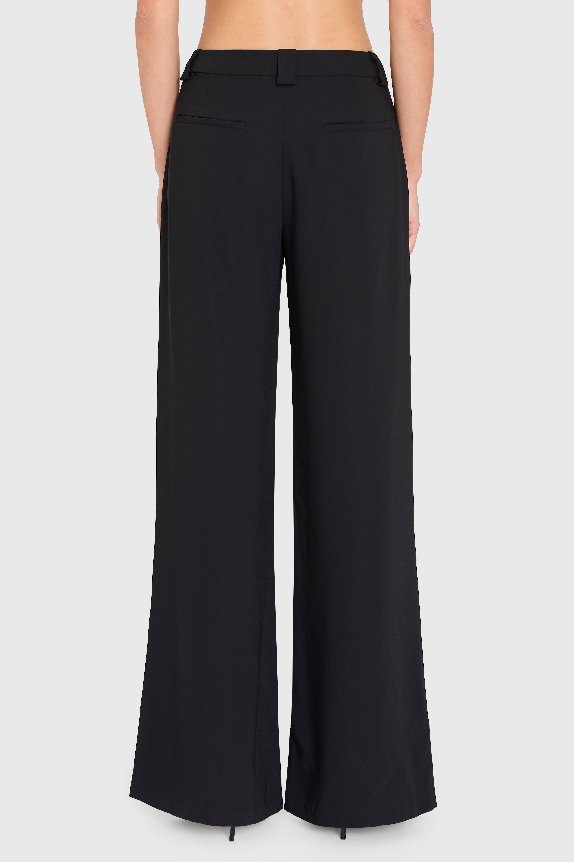 Saddler Pants in Black | Wide-Leg Dress Pants - Amanda Uprichard Saddler Pants in Black | Wide-Leg Dress Pants - Amanda Uprichard