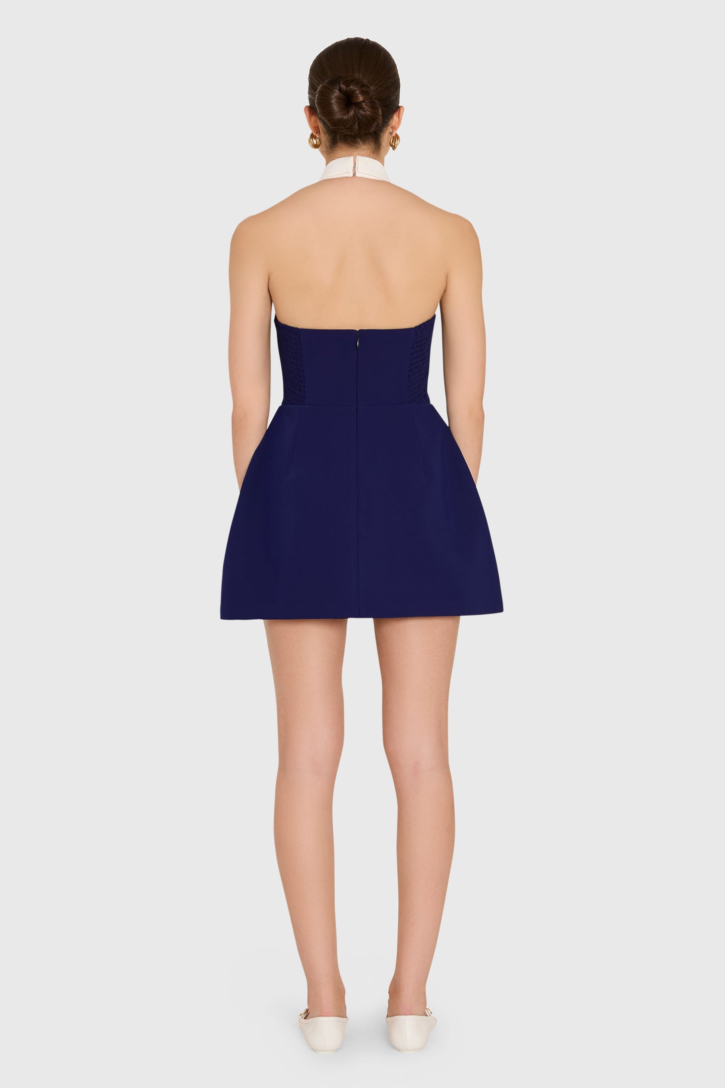 Amanda Uprichard Archer Romper in Navy