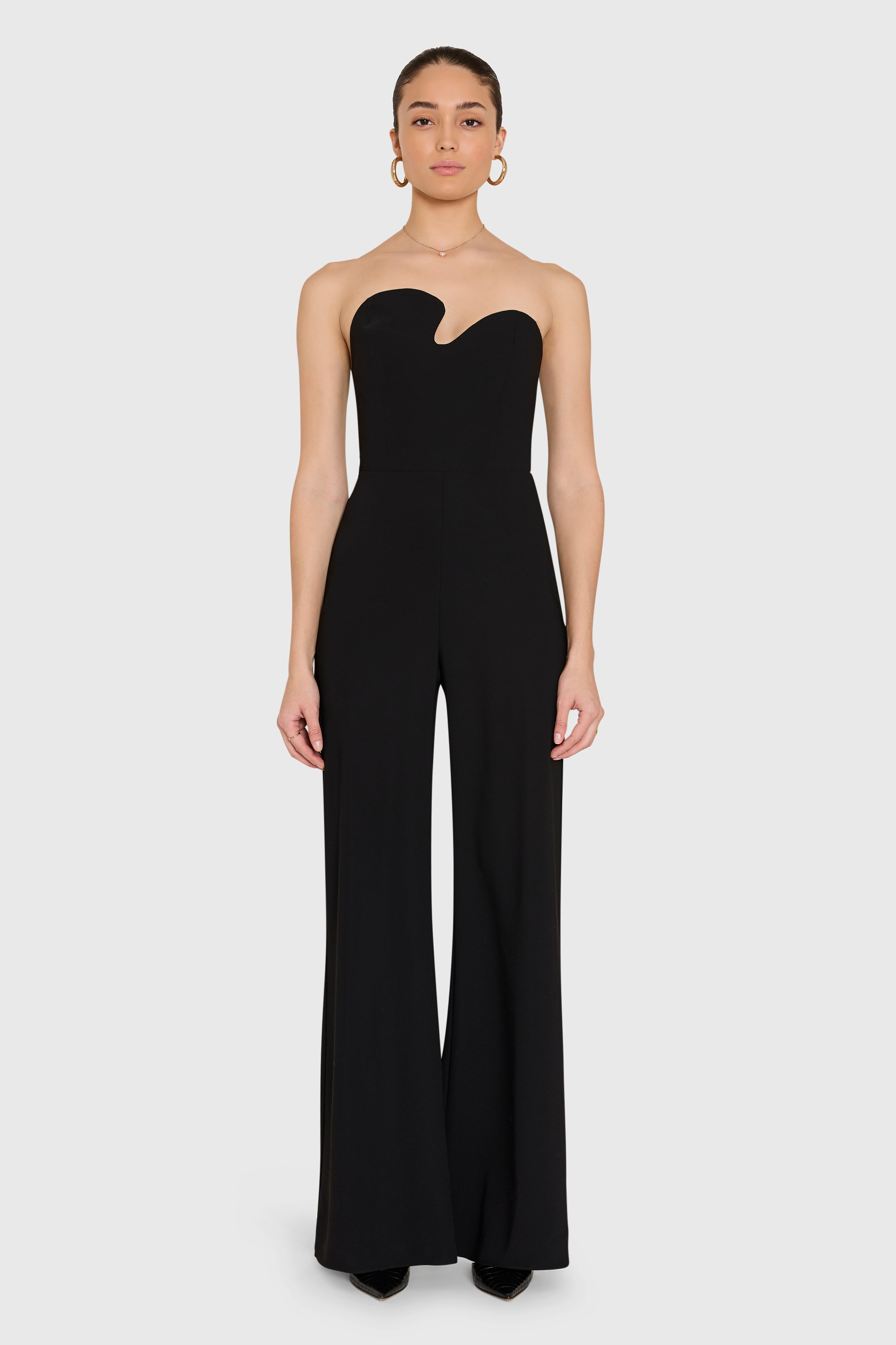 Strapless Puzzle Jumpsuit