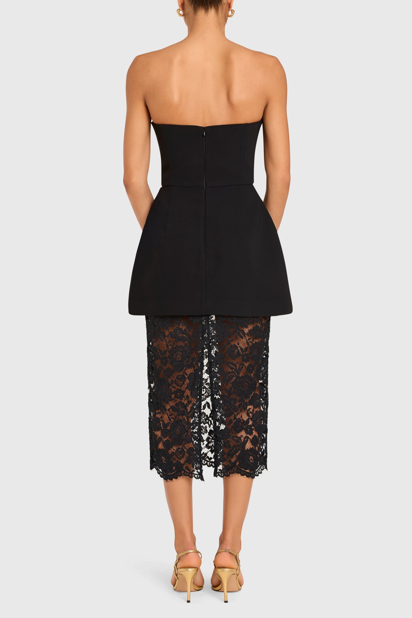 Amanda Uprichard Jada Dress in Black