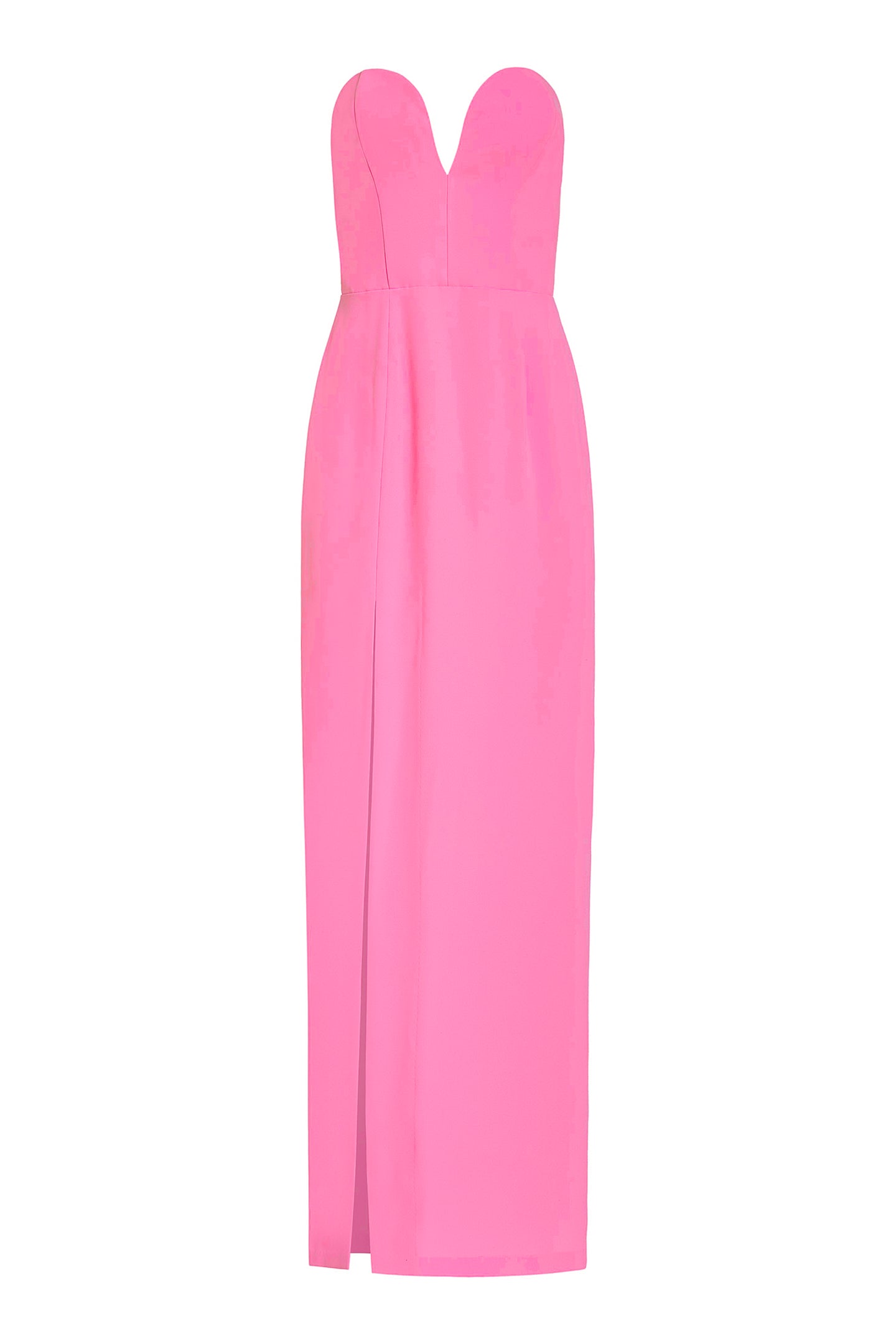 Cherri Gown | Strapless Slit Evening Gown - Amanda Uprichard Cherri Gown | Strapless Slit Evening Gown - Amanda Uprichard