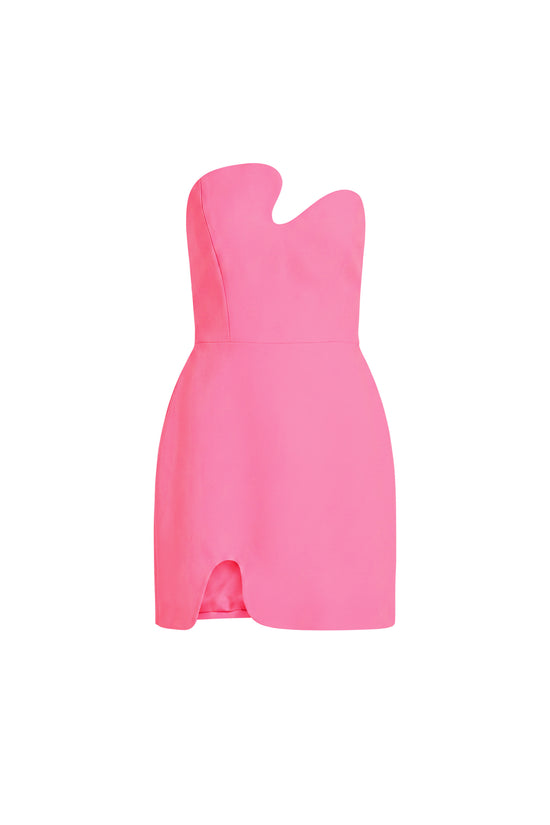 Strapless Puzzle Mini Dress view 1