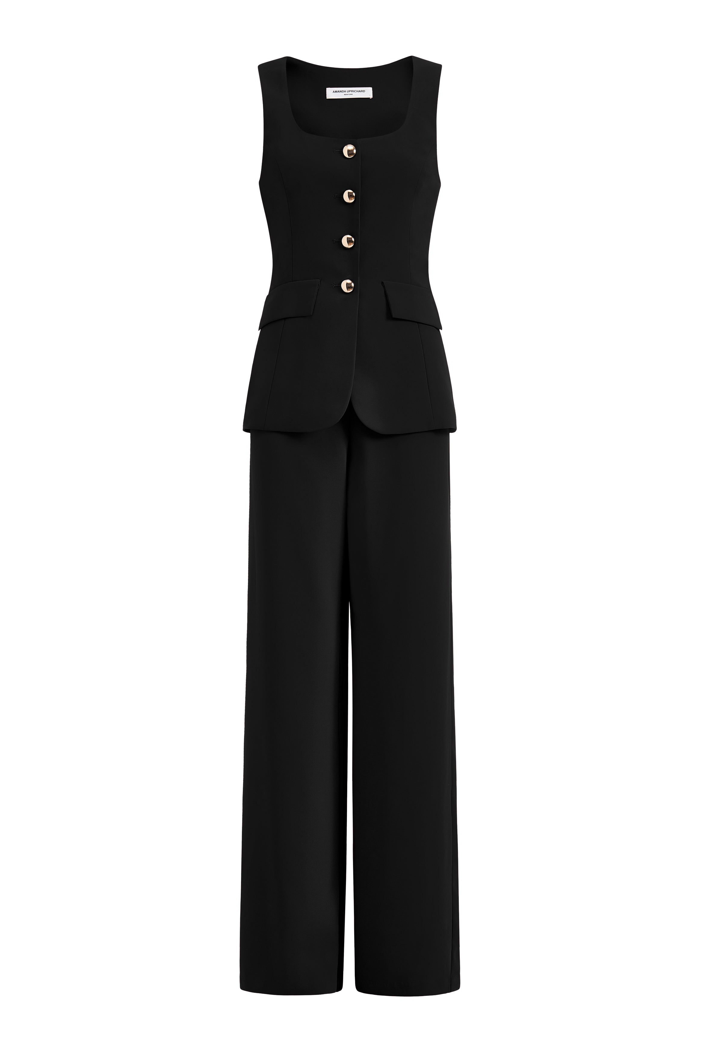 Amanda uprichard black jumpsuit on sale