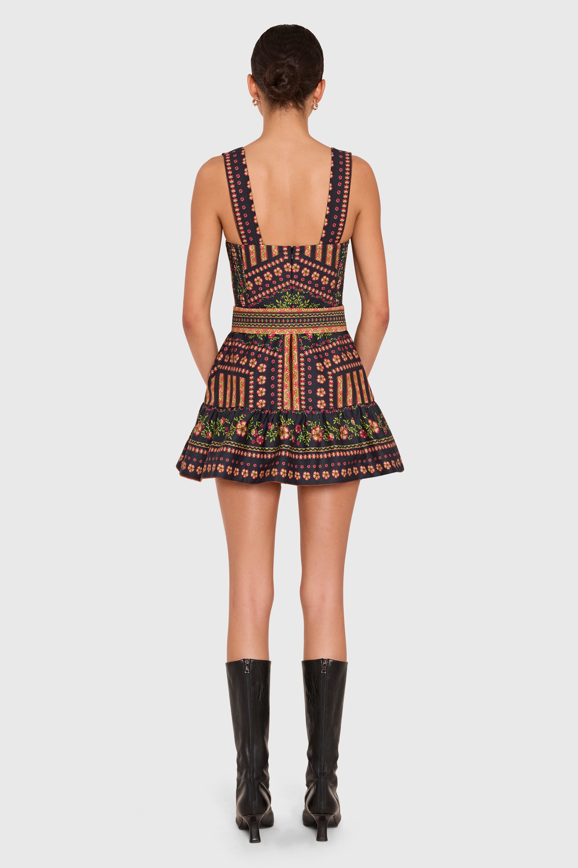 Lena Skort Romper in Joni view 3