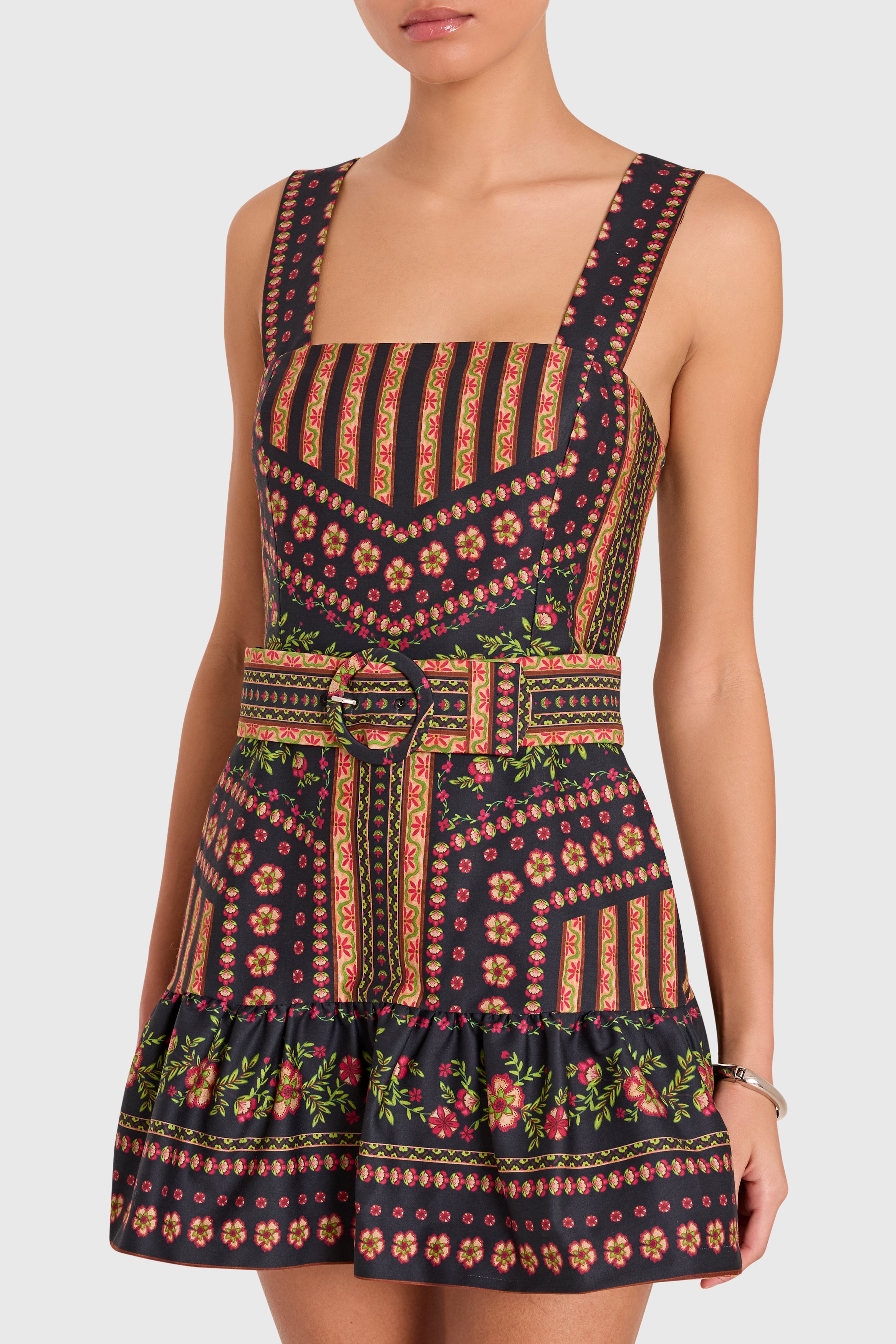 Lena Skort Romper in Joni view 4