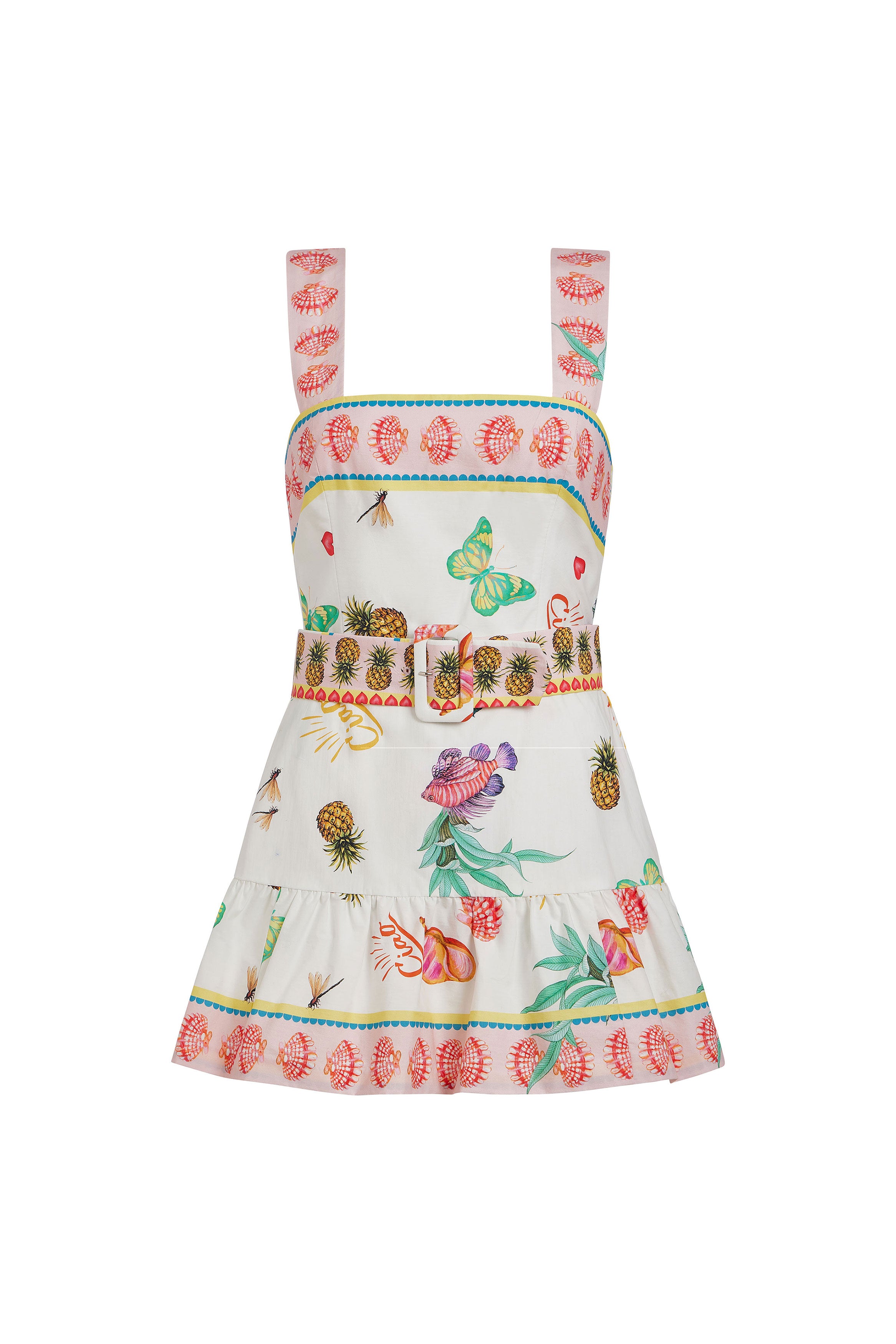 Lena Romper in Postcard