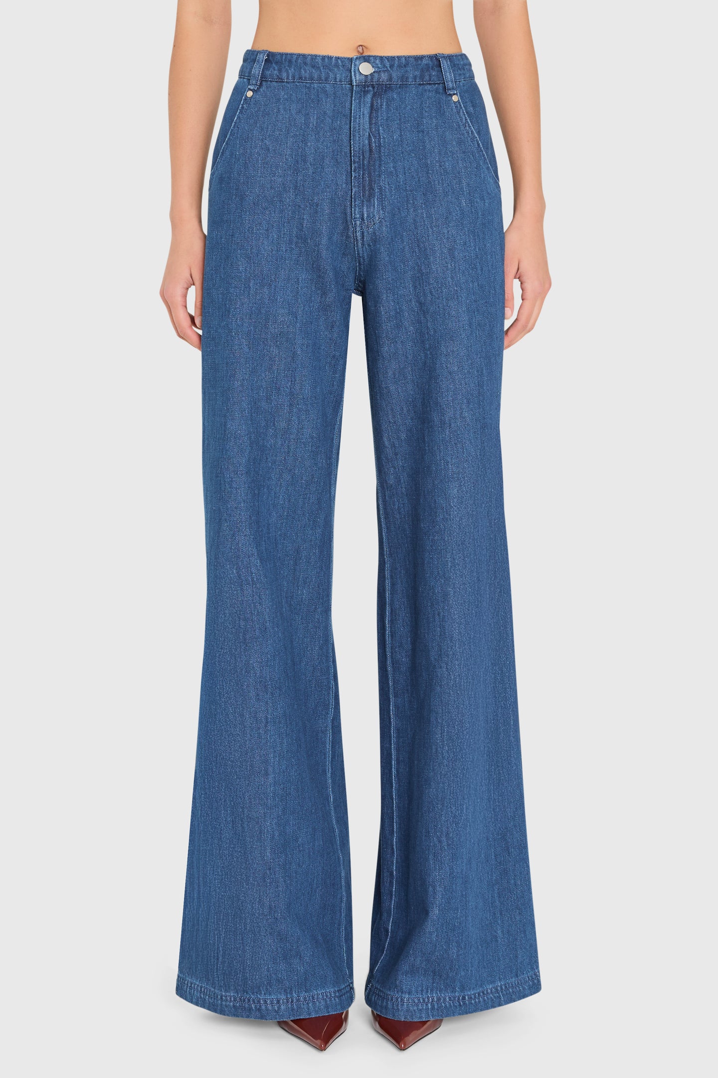 Thalia Wide-Leg Jeans View 1