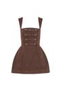 Bethany Romper in Brown Denim View 6
