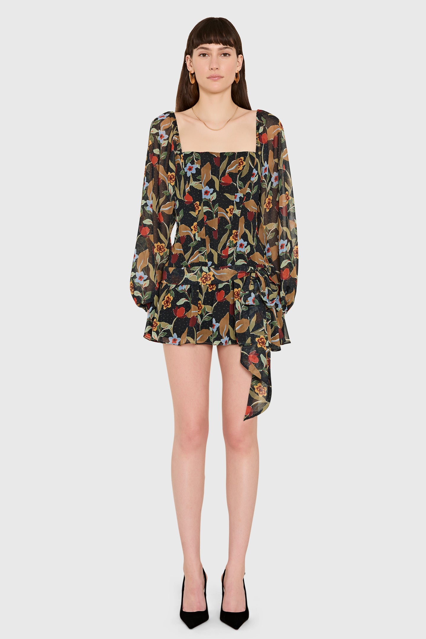 Amanda Uprichard Bonito Romper in Lou - front view