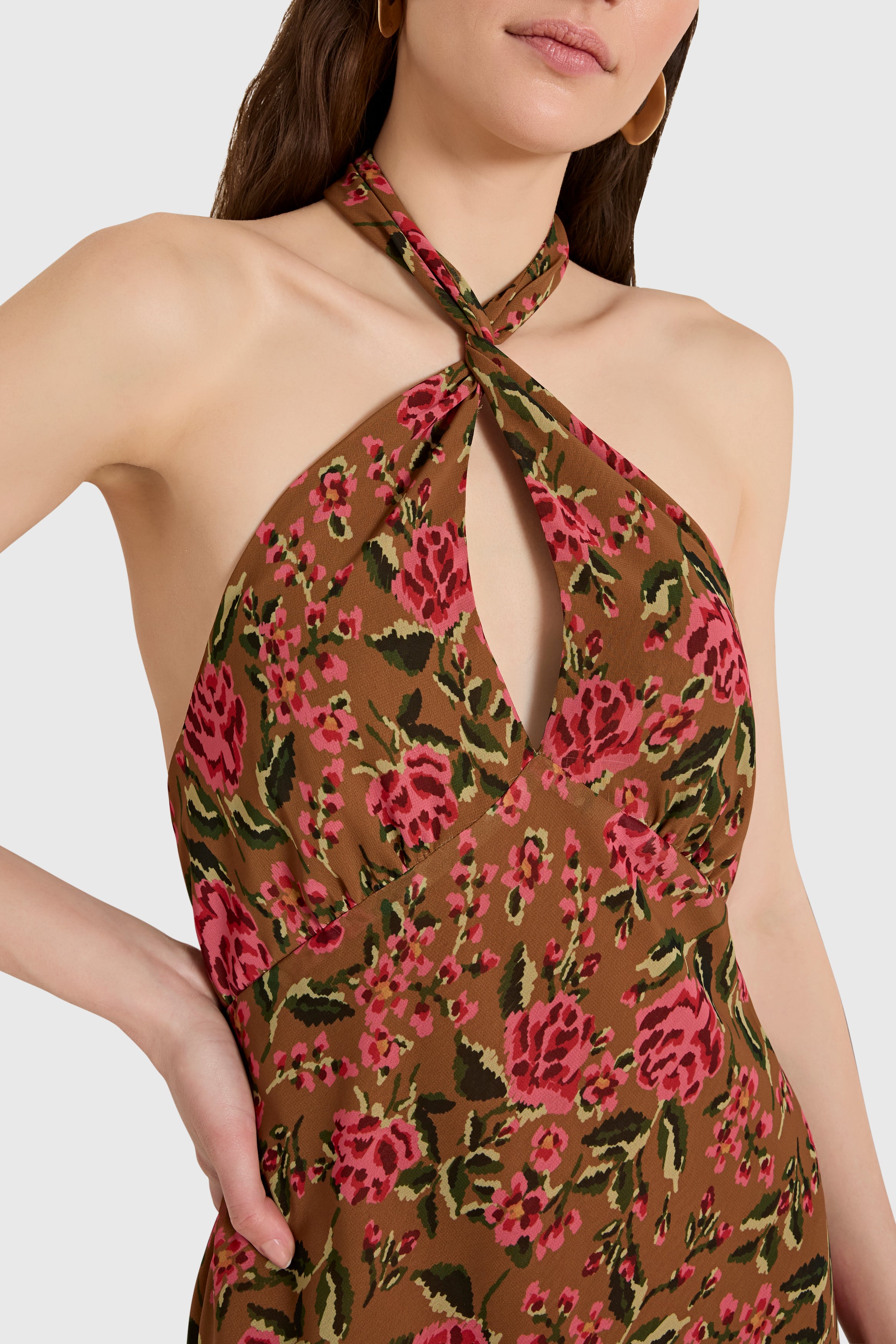 Samara Maxi Dress in Evening Rose view 4