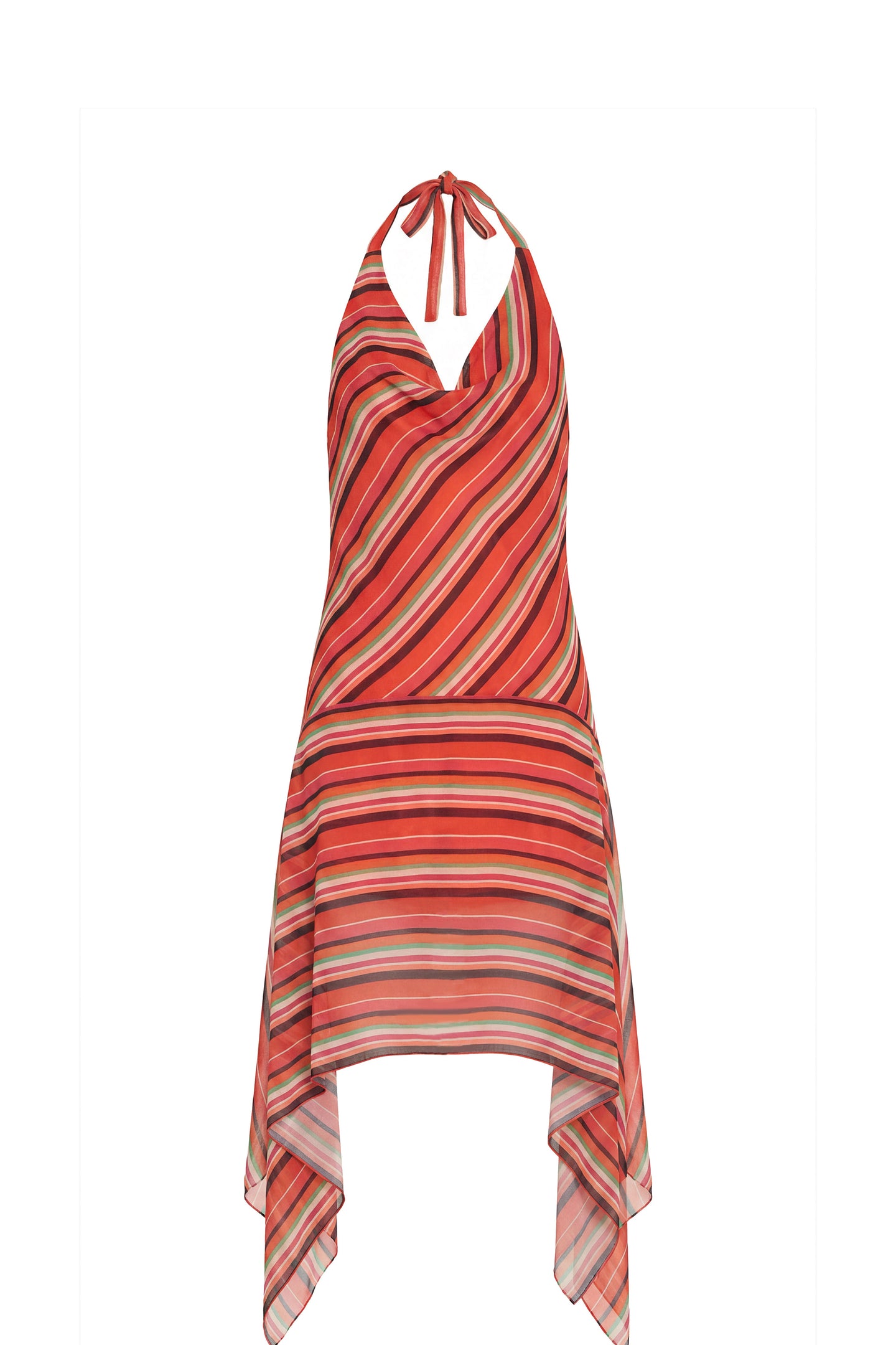 Allura Dress in Soleil Stripes View 7