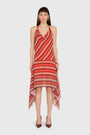 Allura Dress in Soleil Stripes View 1