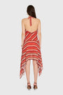 Allura Dress in Soleil Stripes View 3