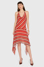 Allura Dress in Soleil Stripes View 5