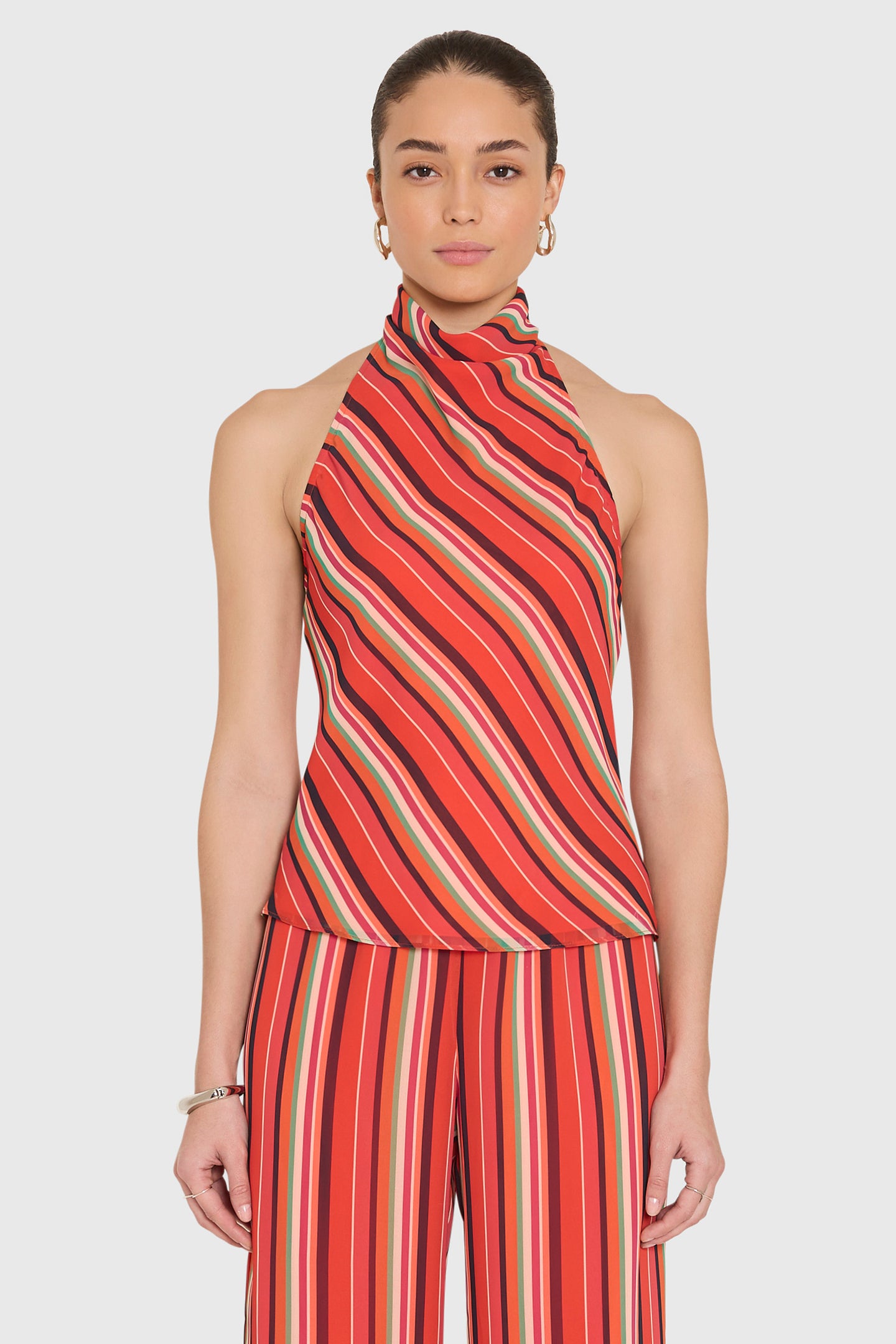 Samba Top in Soleil Stripes View 1