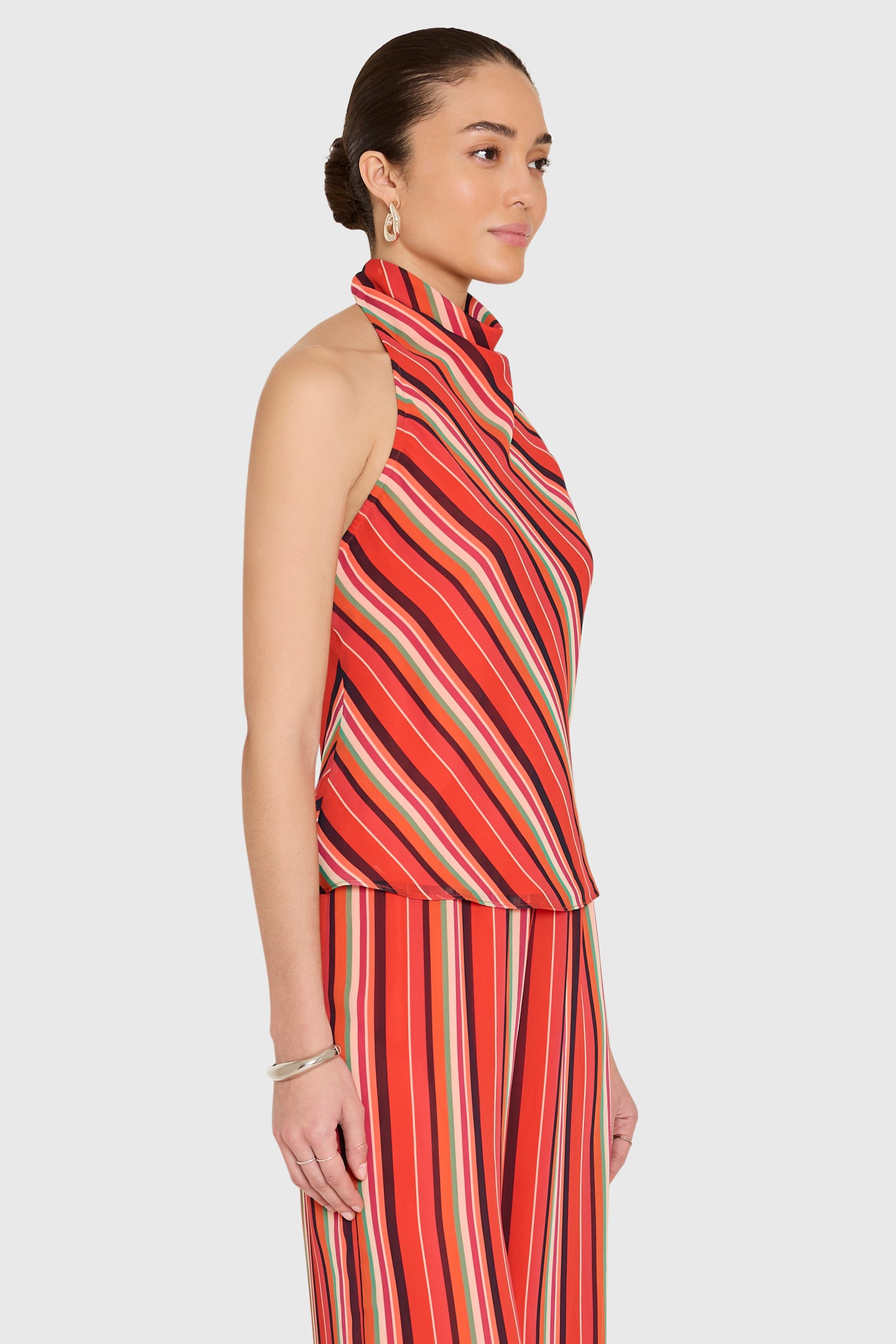Samba Top in Soleil Stripes View 2