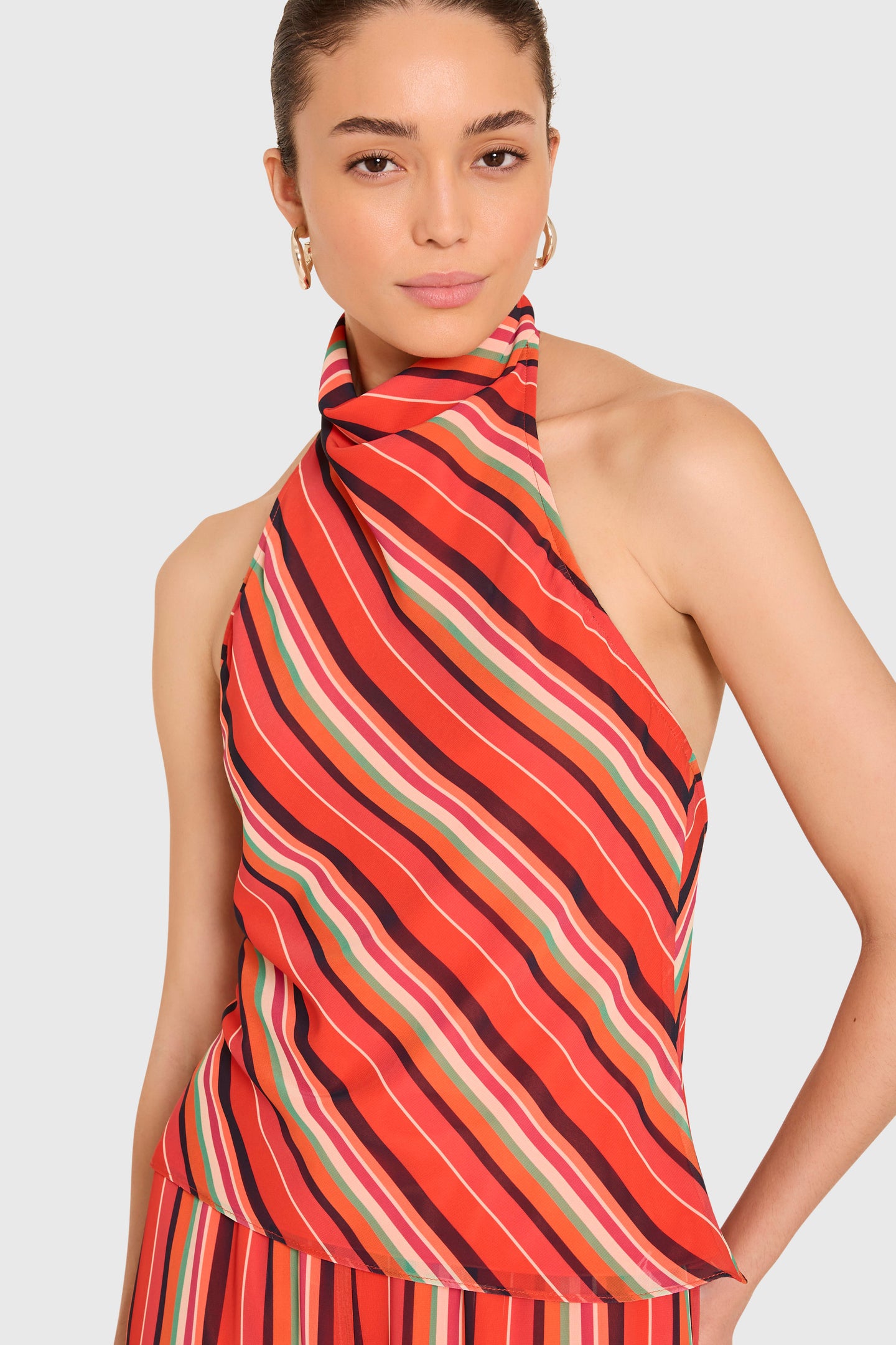 Samba Top in Soleil Stripes View 4