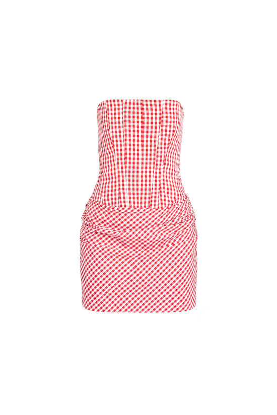Mariah Dress in Gingham view 1