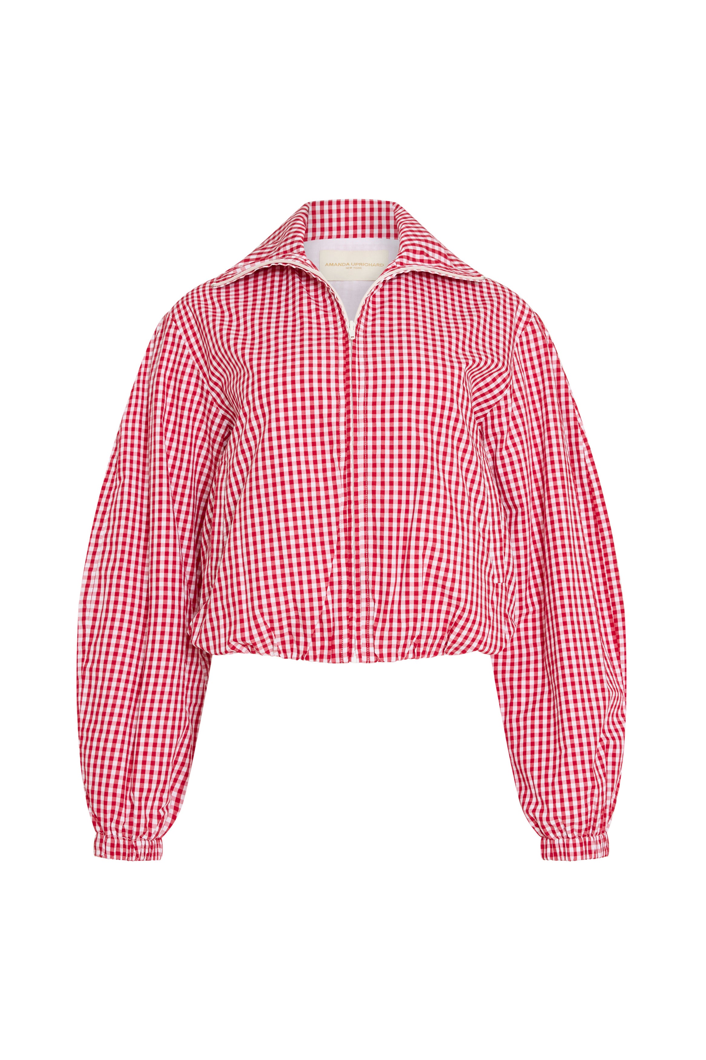 Como Bomber Jacket in Gingham view 6