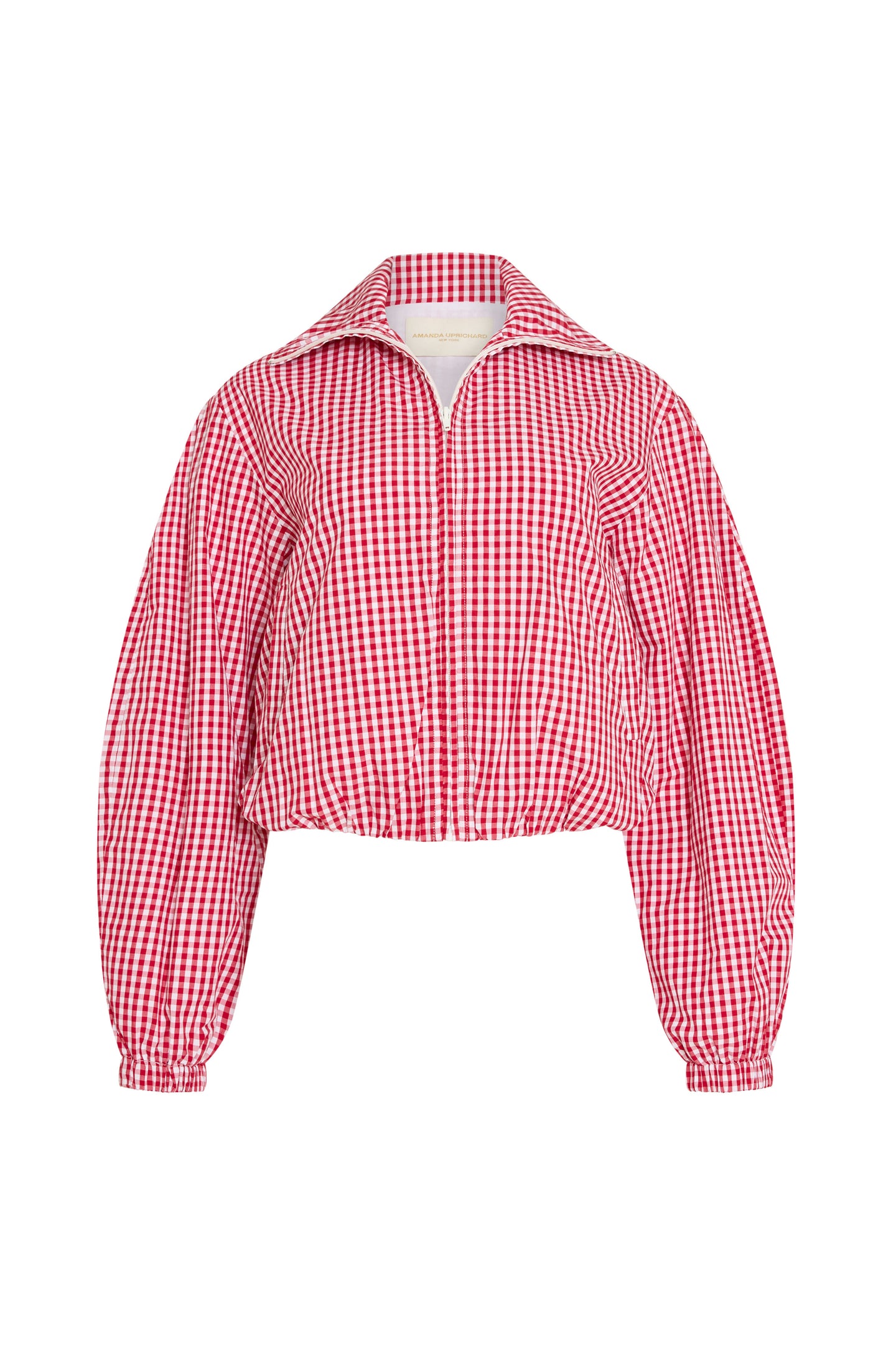 Como Bomber Jacket in Gingham View 6