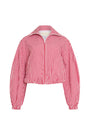Como Bomber Jacket in Gingham View 6