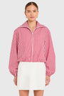 Como Bomber Jacket in Gingham View 1