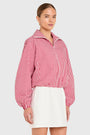 Como Bomber Jacket in Gingham View 2