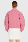 Como Bomber Jacket in Gingham View 3
