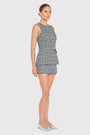 Serena Romper in Houndstooth View 2