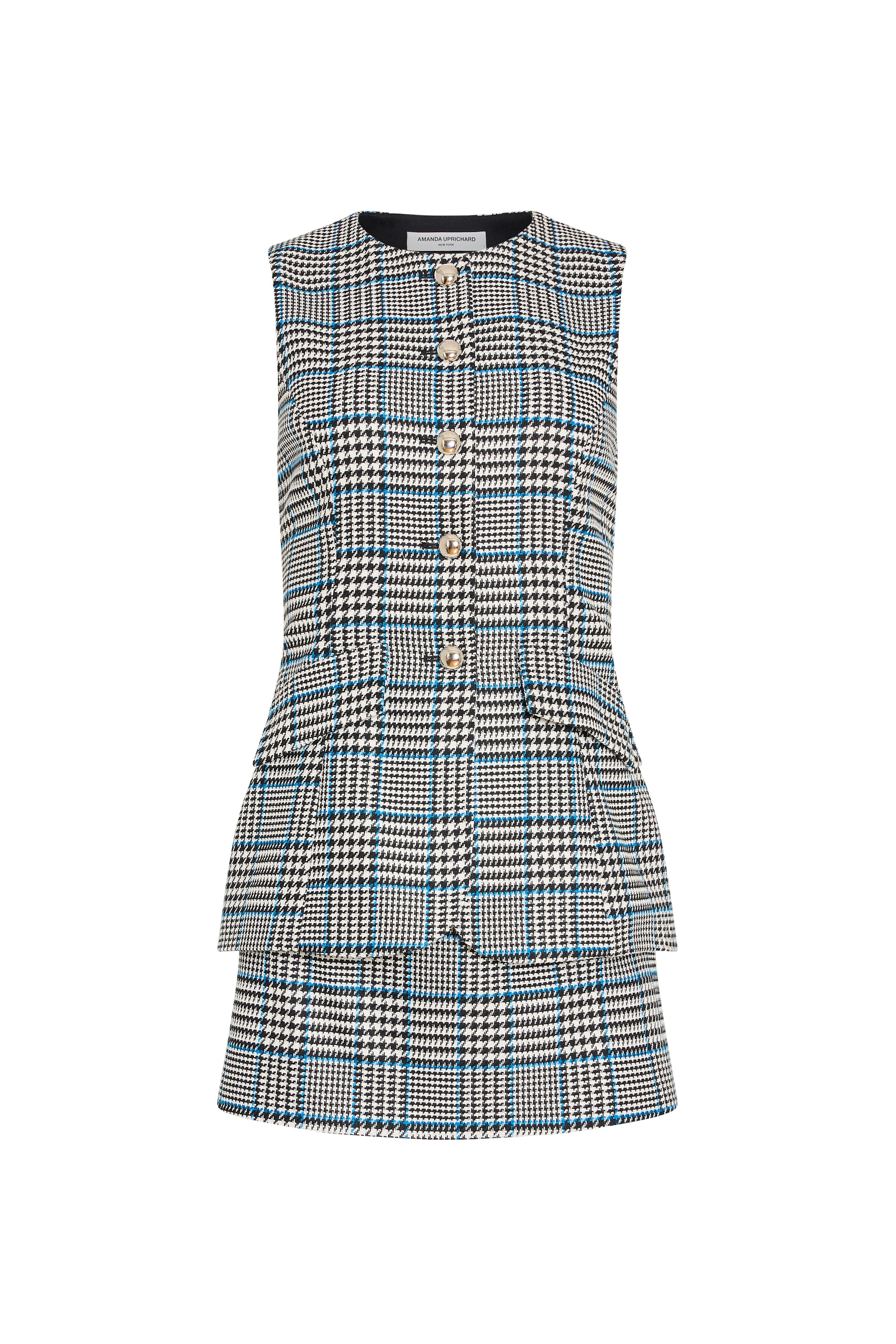 Serena Romper in Houndstooth