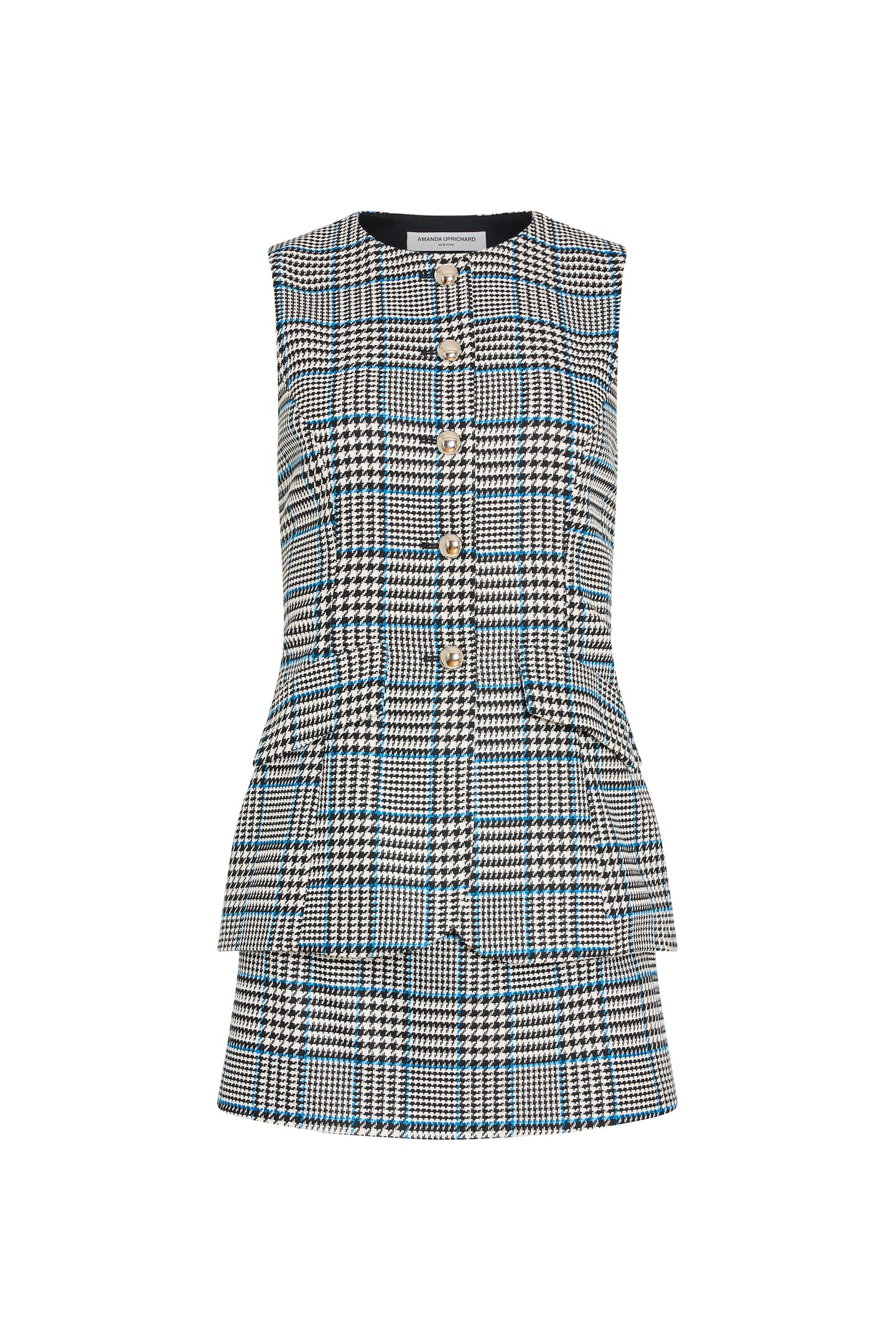 Serena Romper in Houndstooth View 5